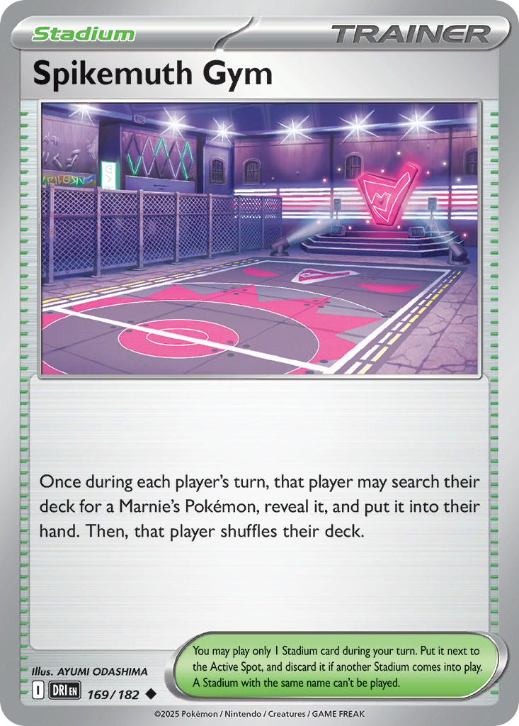 Spikemuth Gym 169/182 — English Pokémon Destined Rivals (2025)