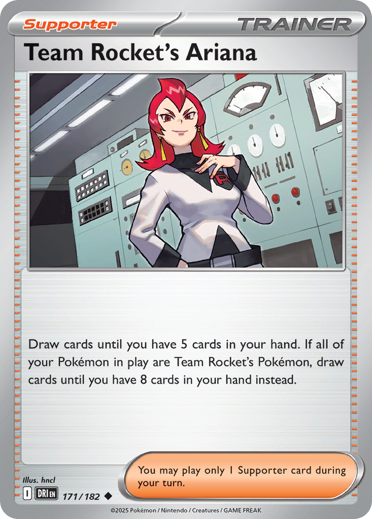 Team Rocket's Ariana 171/182 — English Pokémon Destined Rivals (2025)