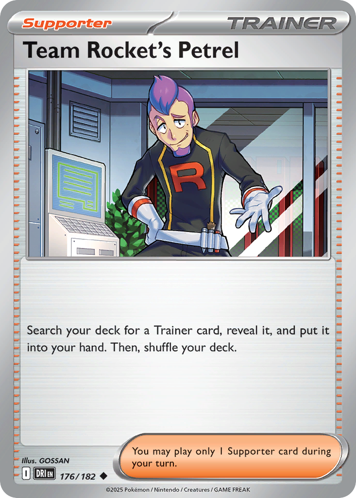 Team Rocket's Petrel 176/182 — English Pokémon Destined Rivals (2025)
