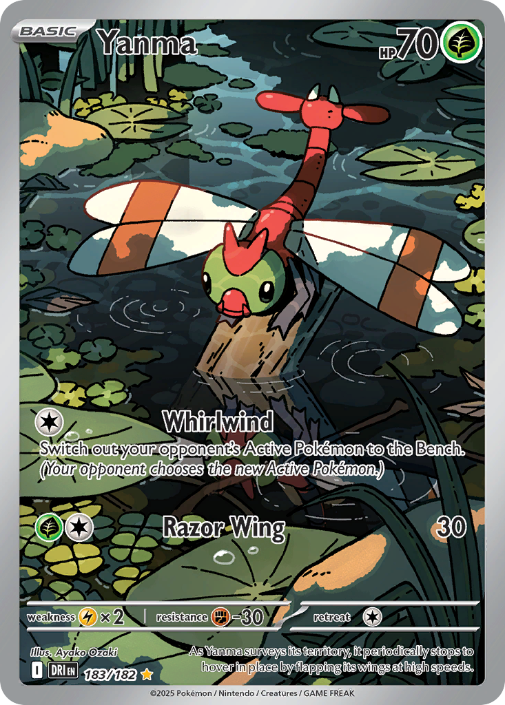 Yanma 183/182 — English Pokémon Destined Rivals (2025)