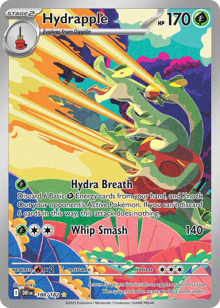 Hydrapple 188/182 — English Pokémon Destined Rivals (2025)