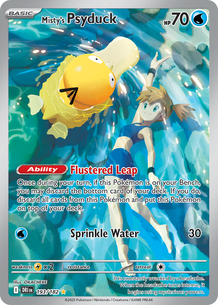 Misty's Psyduck 193/182 — English Pokémon Destined Rivals (2025)