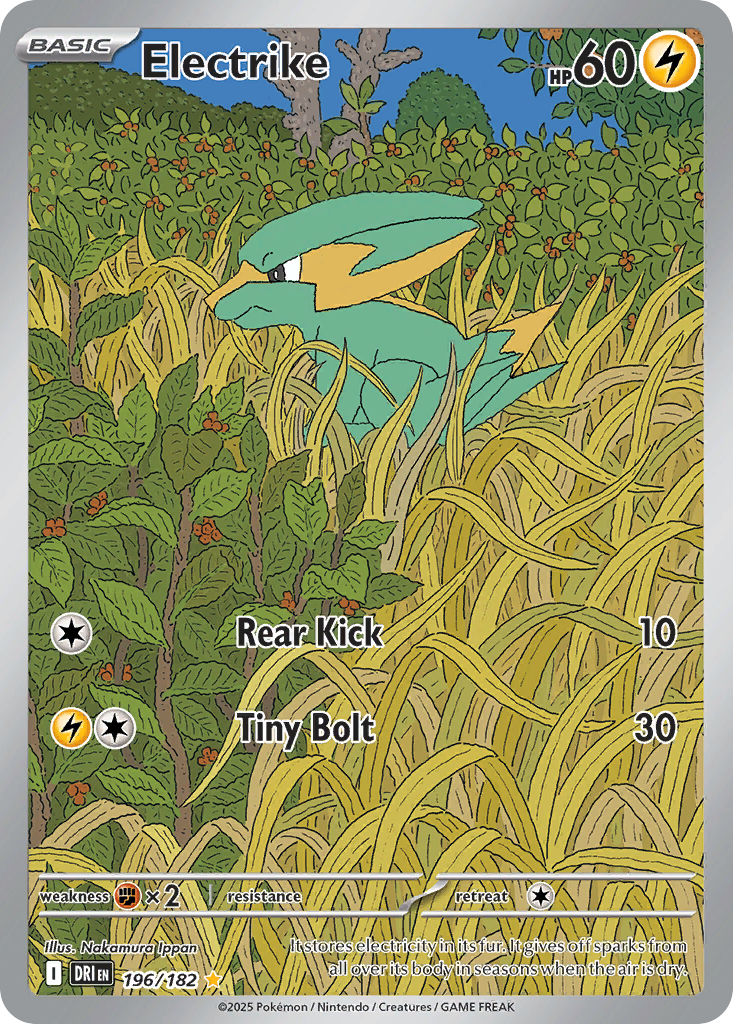 Electrike 196/182 — English Pokémon Destined Rivals (2025)