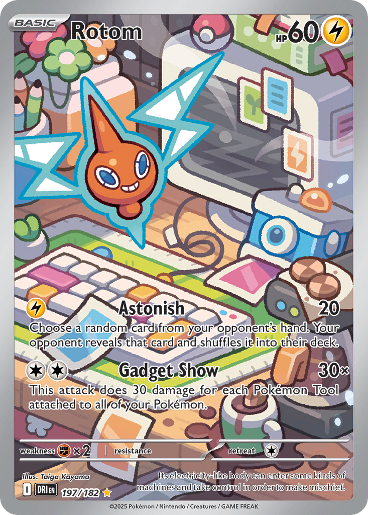 Rotom 197/182 — English Pokémon Destined Rivals (2025)