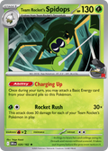 Team Rocket's Spidops 20/182 — English Pokémon Destined Rivals (2025)