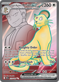 Team Rocket's Persian ex 219/182 — English Pokémon Destined Rivals (2025)