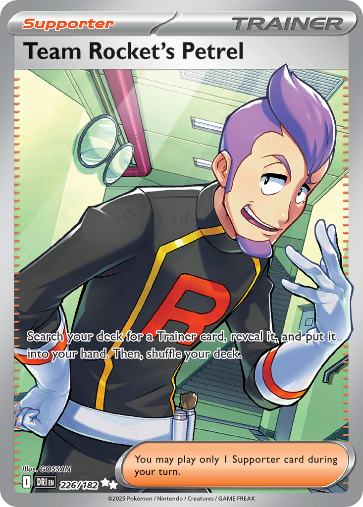 Team Rocket's Petrel 226/182 — English Pokémon Destined Rivals (2025)