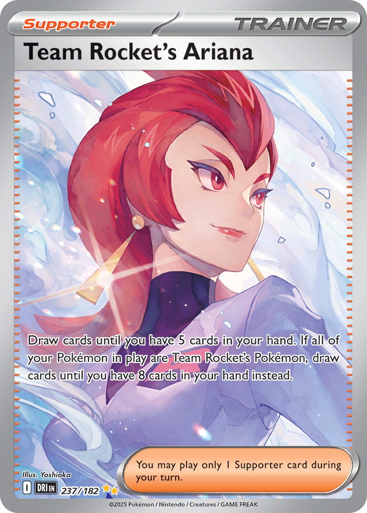 Team Rocket's Ariana 237/182 — English Pokémon Destined Rivals (2025)