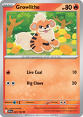 Growlithe 27/182 — English Pokémon Destined Rivals (2025)