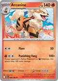 Arcanine 28/182 — English Pokémon Destined Rivals (2025)