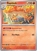 Rapidash 30/182 — English Pokémon Destined Rivals (2025)
