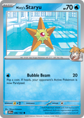 Misty's Staryu 46/182 — English Pokémon Destined Rivals (2025)
