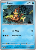 Buizel 57/182 — English Pokémon Destined Rivals (2025)