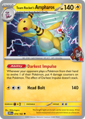 Team Rocket's Ampharos 74/182 — English Pokémon Destined Rivals (2025)