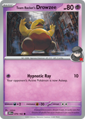 Team Rocket's Drowzee 79/182 — English Pokémon Destined Rivals (2025)