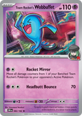 Team Rocket's Wobbuffet 82/182 — English Pokémon Destined Rivals (2025)