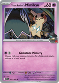 Team Rocket's Mimikyu 87/182 — English Pokémon Destined Rivals (2025)