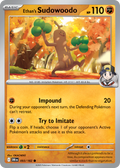 Ethan's Sudowoodo 93/182 — English Pokémon Destined Rivals (2025)