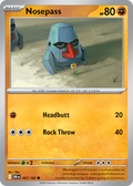 Nosepass 97/182 — English Pokémon Destined Rivals (2025)
