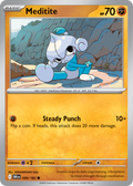 Meditite 99/182 — English Pokémon Destined Rivals (2025)