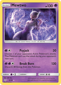 Mewtwo 12/18 English Pokémon holo card from Detective Pikachu (2019)