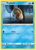 Psyduck 7/18 English Pokémon holo card from Detective Pikachu (2019)
