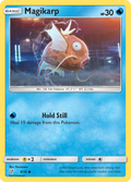 Magikarp 8/18 English Pokémon holo card from Detective Pikachu (2019)