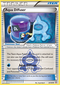 Aqua Diffuser 23/34 English Pokémon card from Double Crisis (2015)