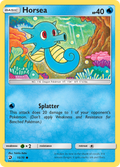 Horsea 15/70 English Pokémon card from Dragon Majesty (2018)