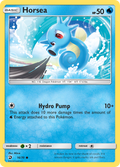 Horsea 16/70 English Pokémon card from Dragon Majesty (2018)