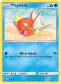 Magikarp 19/70 English Pokémon card from Dragon Majesty (2018)
