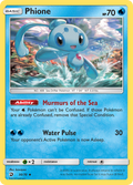 Phione 30/70 English Pokémon card from Dragon Majesty (2018)
