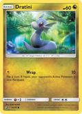 Dratini 34/70 English Pokémon card from Dragon Majesty (2018)