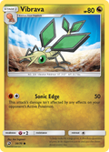 Vibrava 38/70 English Pokémon card from Dragon Majesty (2018)