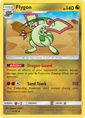 Flygon 39/70 English Pokémon card from Dragon Majesty (2018)