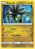 Zygarde 49/70 English Pokémon card from Dragon Majesty (2018)