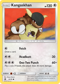 Kangaskhan 55/70 English Pokémon card from Dragon Majesty (2018)