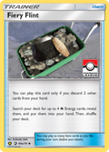 Fiery Flint 60a/70 English Pokémon card from Dragon Majesty (2018) — alternate artwork