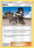 Zinnia 64/70 English Pokémon card from Dragon Majesty (2018)