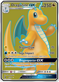 Dragonite-GX 67/70 English Pokémon card from Dragon Majesty (2018)