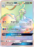Altaria-GX 72/70 English Pokémon card from Dragon Majesty (2018)