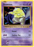 Drowzee 49/108 English Pokémon card from Evolutions (2016)