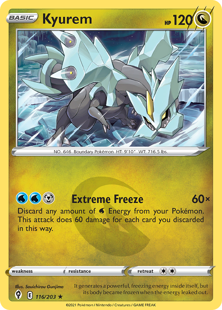 Kyurem 116/203 — English Pokémon Evolving Skies (2021)