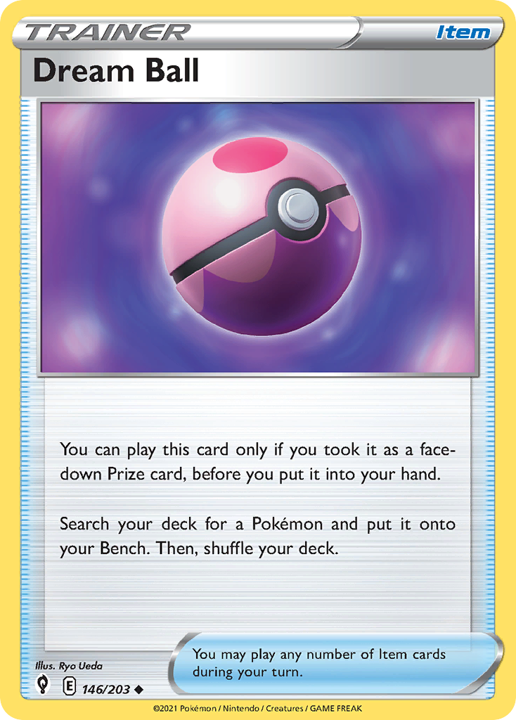 Dream Ball 146/203 — English Pokémon Evolving Skies (2021)