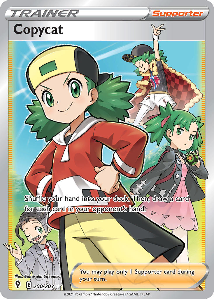 Copycat 200/203 — English Pokémon Evolving Skies (2021)