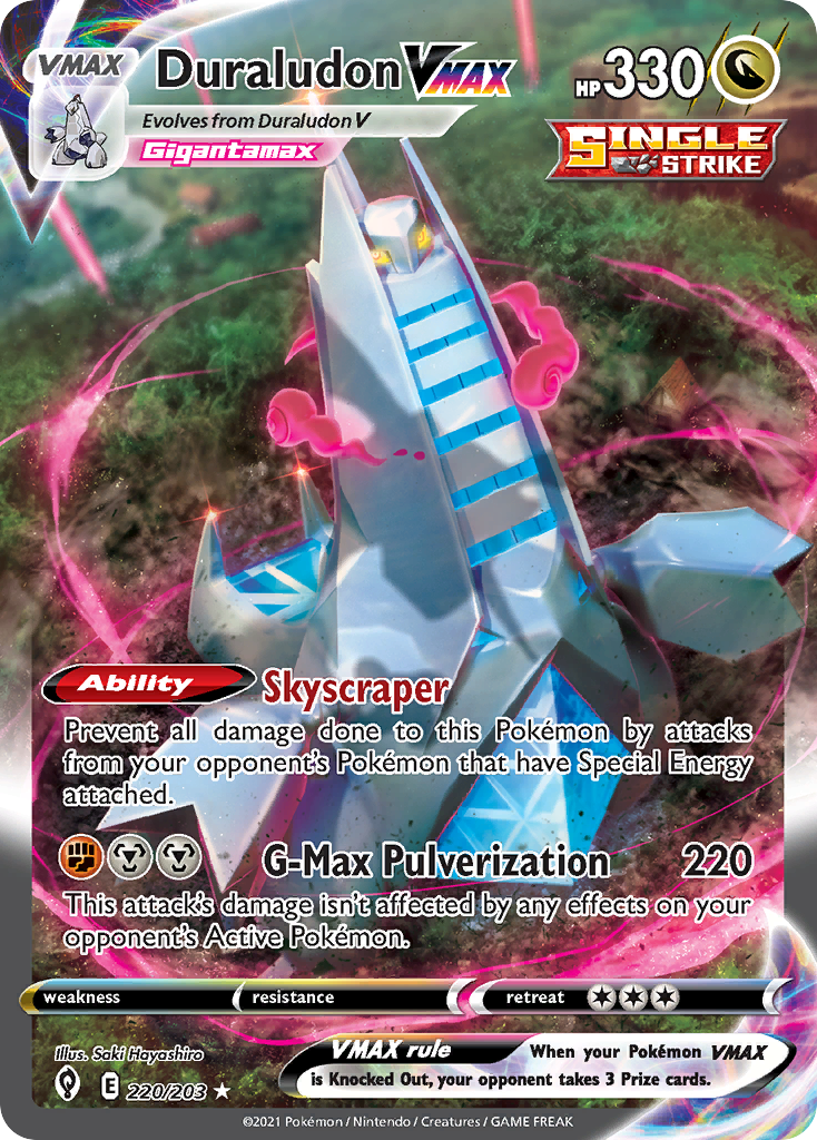 Duraludon VMAX 220/203 — English Pokémon Evolving Skies (2021)