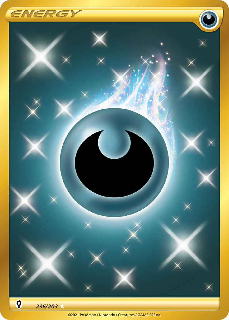 Darkness Energy 236/203 — English Pokémon Evolving Skies (2021)