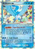 Articuno ex 114/112 Pokémon EX FireRed & LeafGreen 2004 card