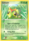 Caterpie 56/112 Pokémon EX FireRed & LeafGreen 2004 card