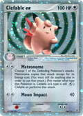 Clefable ex 106/112 Pokémon EX FireRed & LeafGreen 2004 card